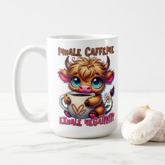 Inhale Caffeine Exhale Negativity Coffee Mug