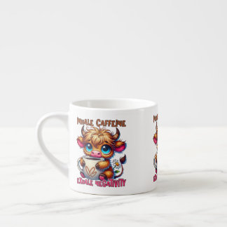 Inhale Caffeine Exhale Negativity Espresso Cup