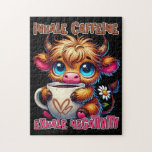 Inhale Caffeine Exhale Negativity  Jigsaw Puzzle