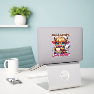 Inhale Caffeine Exhale Negativity Sticker