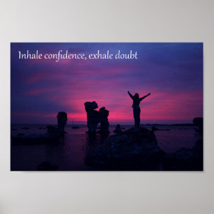 confidence poster