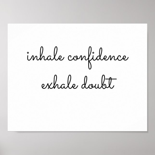 inhale exhale poster (Front)