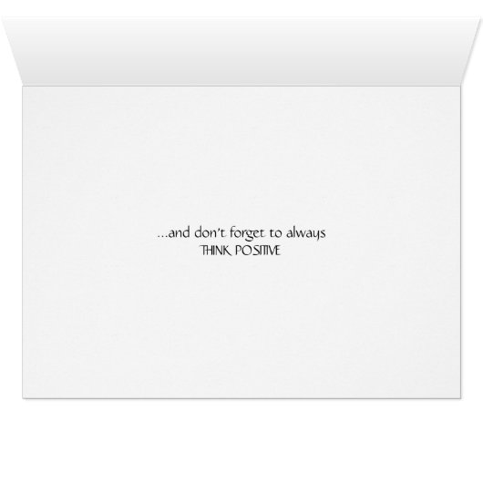 Inhale. Exhale. Repeat. Think Positive Cards (Inside Horizontal (Bottom))