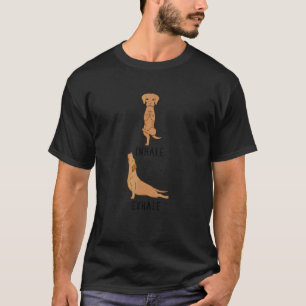 Inhale Exhale Vizsla   Dog Yoga T-Shirt