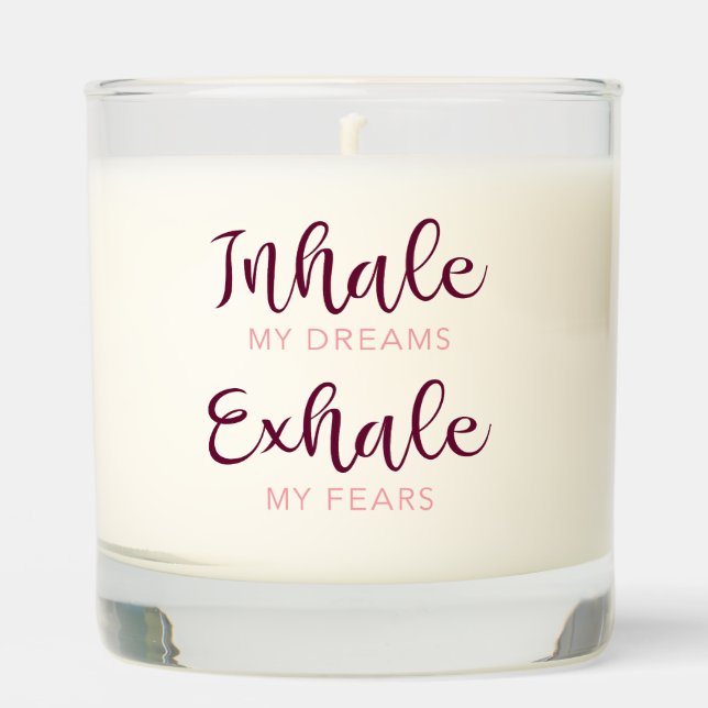 Inhale My Dreams — Scented Jar Candle (Front)