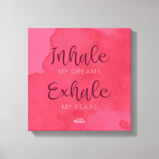 “Inhale My Dreams” — Stretched Canvas Print