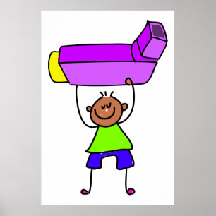 Inhaler Kid Poster
