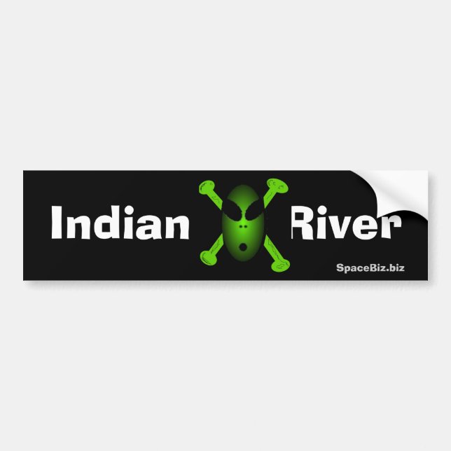 Inian River Bumper Sticker (Front)