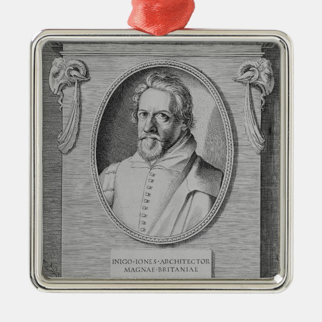 Inigo Jones Metal Ornament (Front)