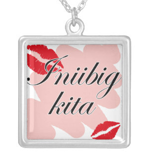 Iniibig kita - Filipino I love you Silver Plated Necklace