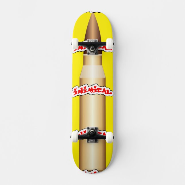 Inimical AK-47 Bullet Skateboard (Front)