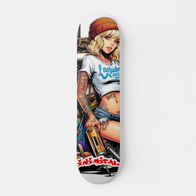 Inimical Becky  Skateboard (Front)