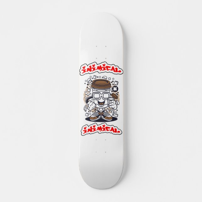 Inimical Coffee Boi Skateboard (Front)