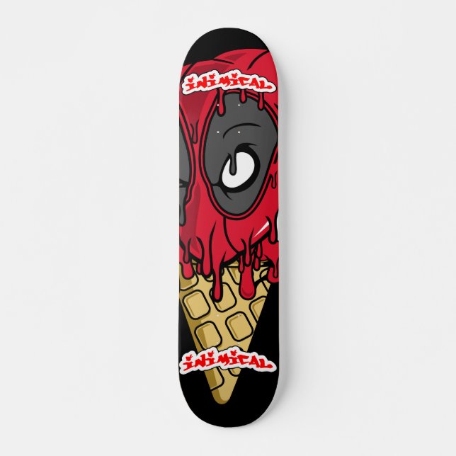 Inimical Dead Ice Cream  Skateboard (Front)