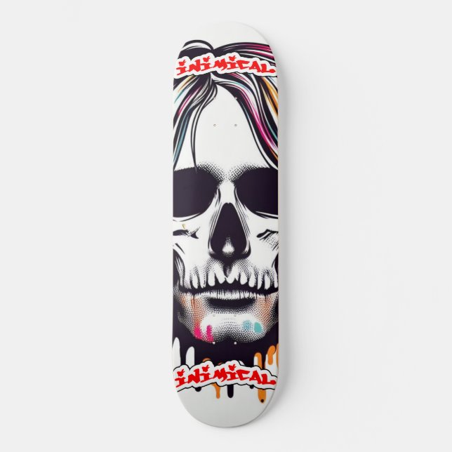 Inimical Dead Rocker  Skateboard (Front)