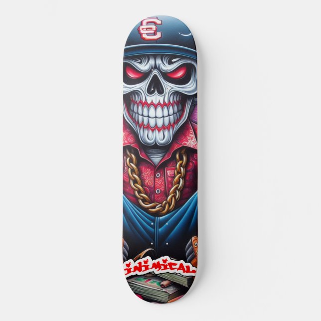 Inimical Denomoulous   Skateboard (Front)