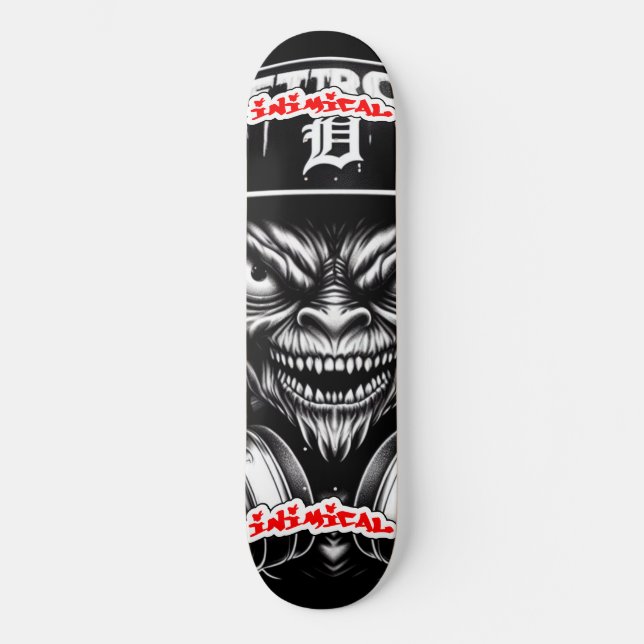 Inimical Detroit Terror  Skateboard (Front)
