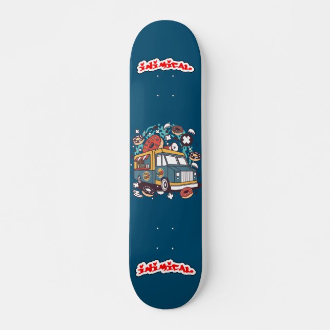 Inimical Donut Van  Skateboard (Front)