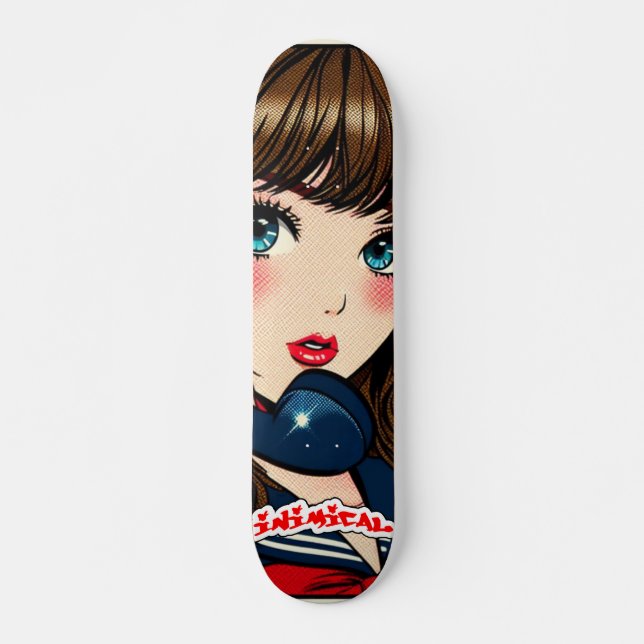 Inimical Girl POP! Series #3 Skateboard (Front)