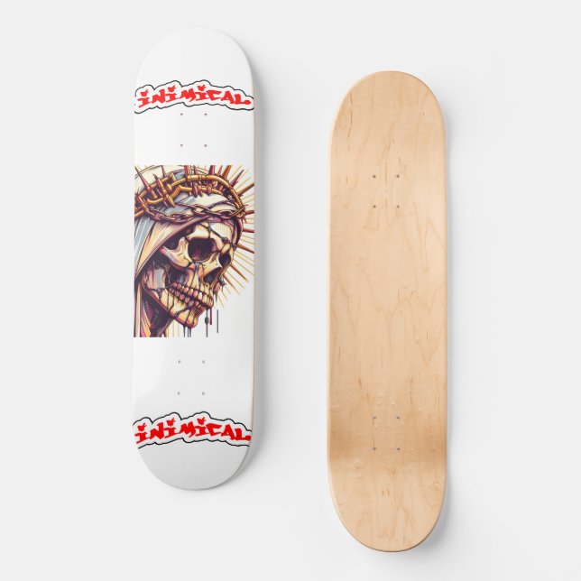 Inimical Hail Mary  Skateboard (Front)
