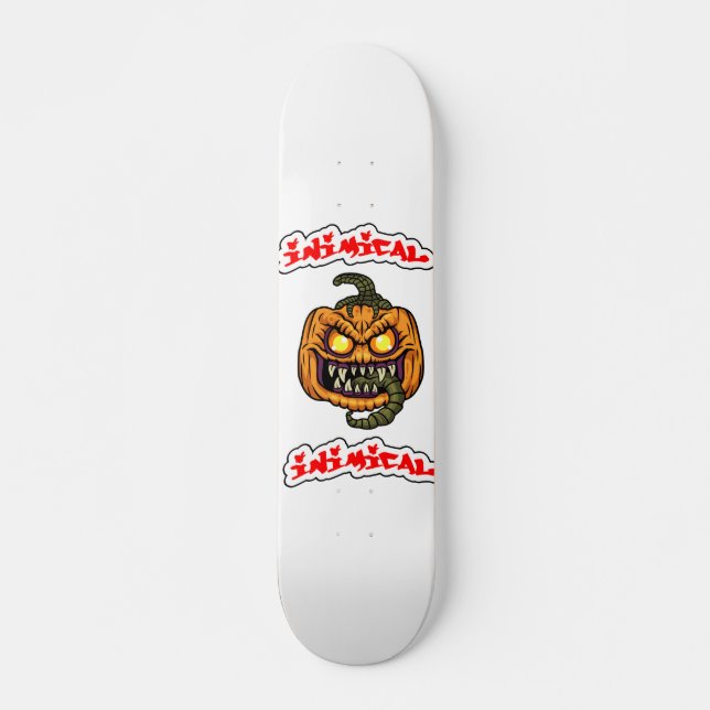 Inimical Halloween Skateboard Deck (Front)