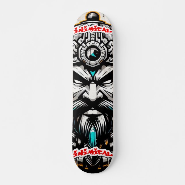 Inimical Khan  Skateboard (Front)