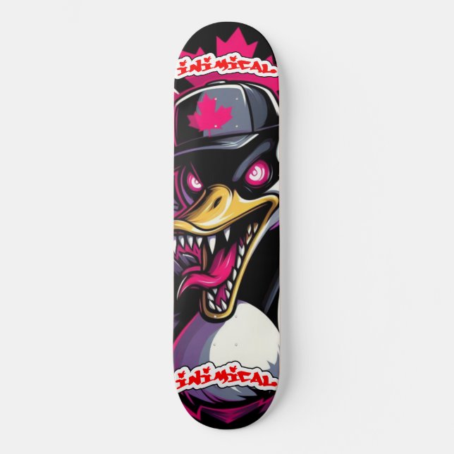 Inimical Killer Canadian Goose Skateboard (Front)