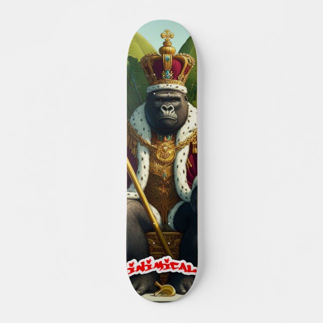 Inimical King Gorilla  Skateboard (Front)
