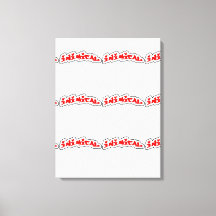 Inimical Logo Stretched Canvas Print