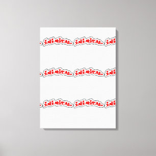 Inimical Logo Stretched Canvas Print