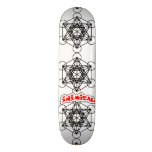 Inimical Metatron&#39;s Cube Skateboard