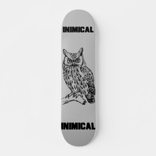 Inimical Owl  Skateboard