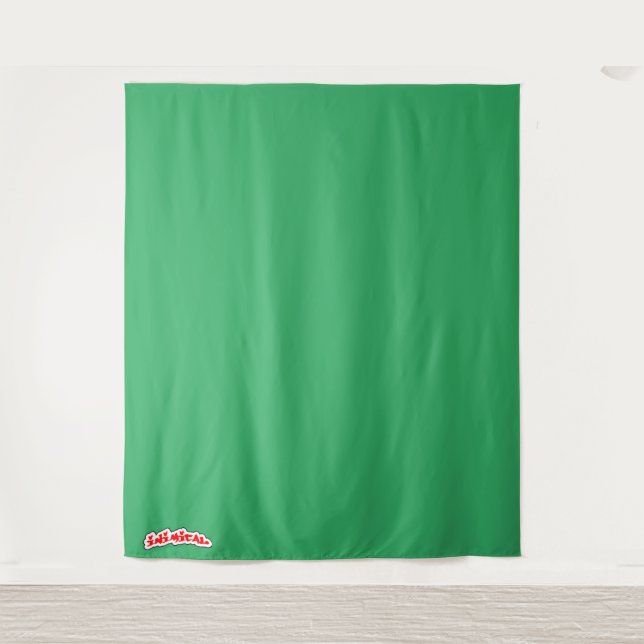 Inimical Perfect Green ChromaKey Tapestry (Front)