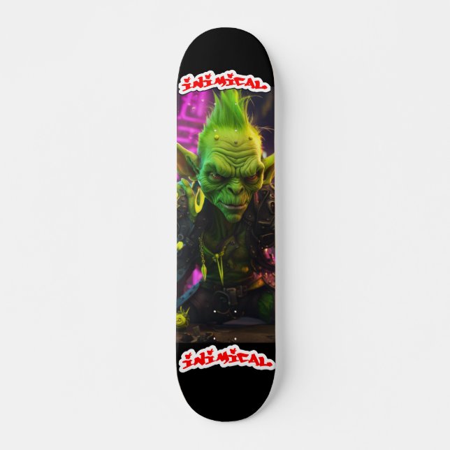 Inimical Punk Goblin Skateboard (Front)