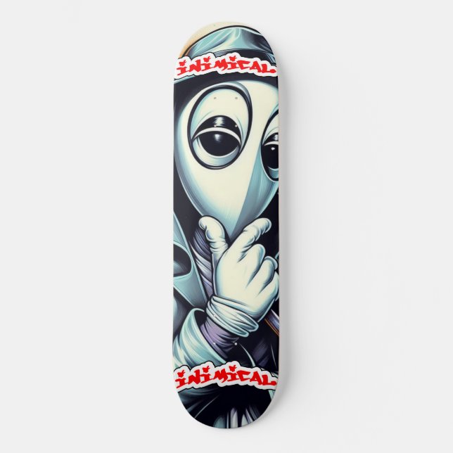 Inimical Question  Skateboard (Front)