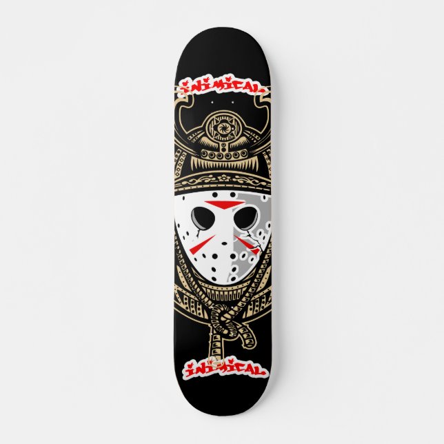 Inimical Samurai Horror Skateboard (Front)