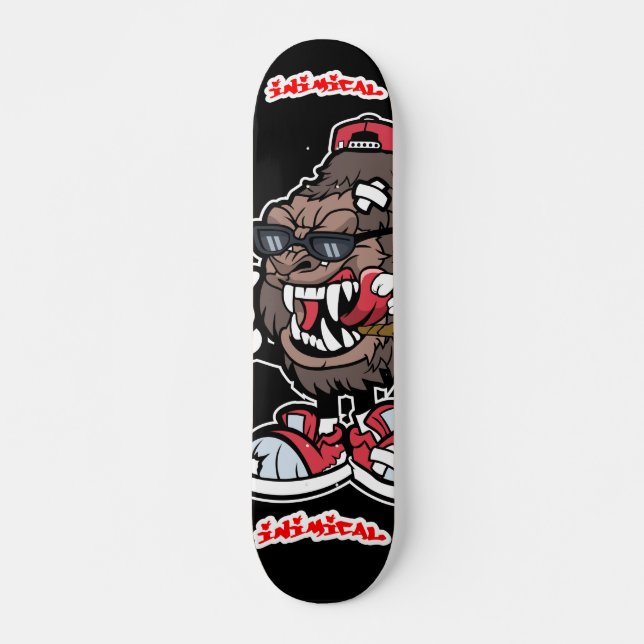 Inimical Skater Gorilla Deck  (Front)