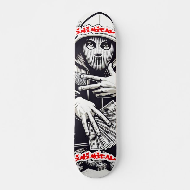 Inimical Street Money Hannibal  Skateboard (Front)