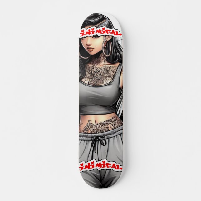 Inimical Viet Baby  Skateboard (Front)