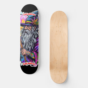 Inimical Wavy Japanese Maple Leaf Wizard Skateboard