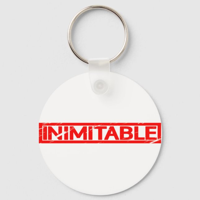 Inimitable Stamp Keychain (Front)