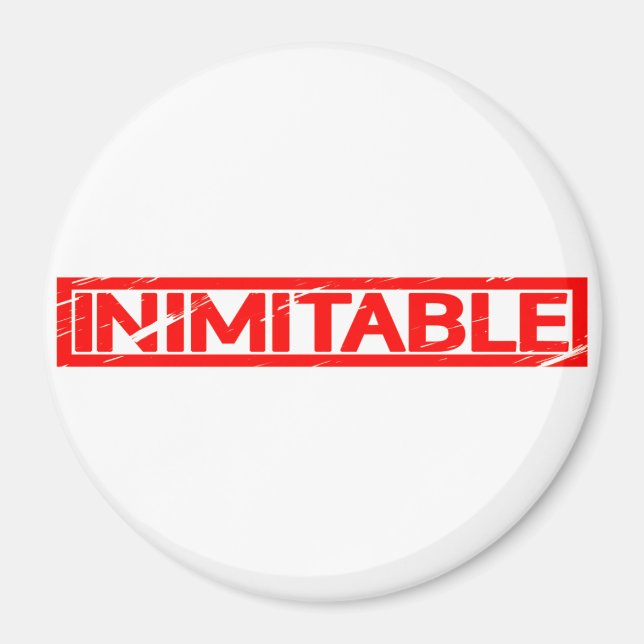 Inimitable Stamp Magnet (Front)