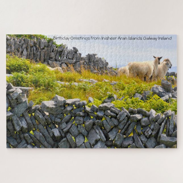 Inisheer Aran Islands Galway Ireland. Jigsaw Puzzl Jigsaw Puzzle (Horizontal)