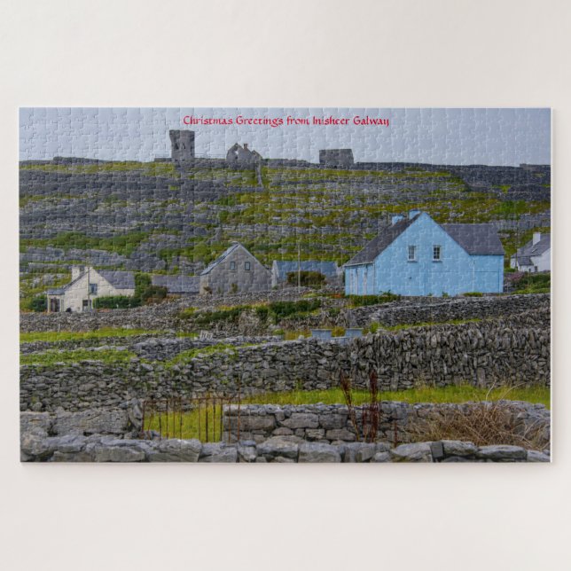 Inisheer Stone Walls Galway Ireland. Jigsaw Puzzle (Horizontal)
