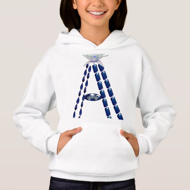 Initial A Hoodie (Front)