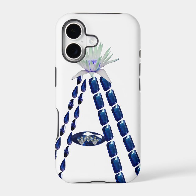 Initial A Iphone Case (Back)