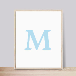 Initial Boy Room Poster