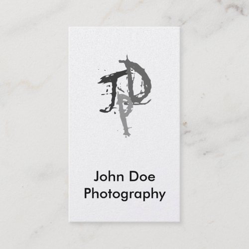 Initial Business Card