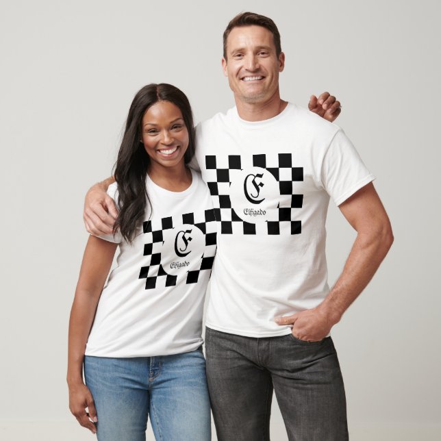 Initial Chess Lover T-Shirt (Unisex)