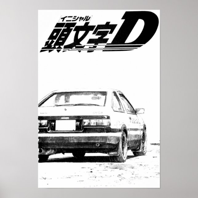Initial D Cover Scene Poster (Front)